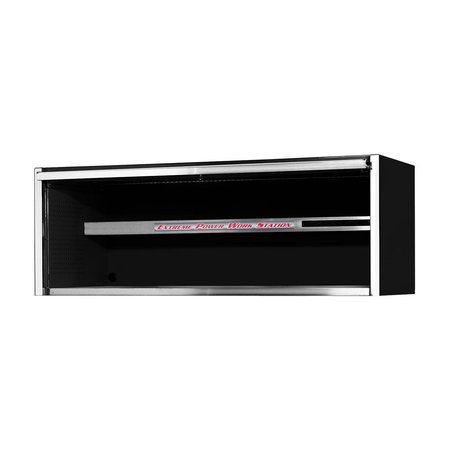 EXTREME TOOLS 72"W x 30"D Pro Extreme Power Workstation Hutch Black w/ Chrome Handle EX7201HCBK